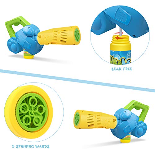 Duckura Bubble Leaf Blowers for Kids, Toddler Bubble Machine w...
