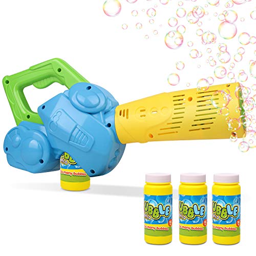 Duckura Bubble Leaf Blowers for Kids, Toddler Bubble Machine w...