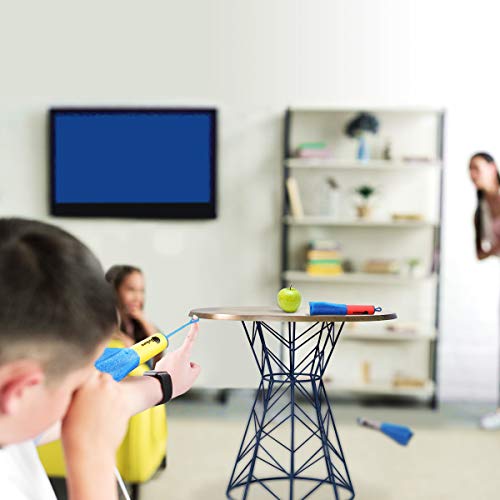 Duckura Slingshot Finger Rockets, 8 Pack LED Foam Rocket Launchers...