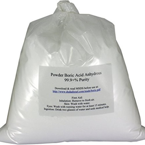 Duda Energy - borp5f borp5 Fine Powder Boric Acid H3BO3 99, 5 lb.