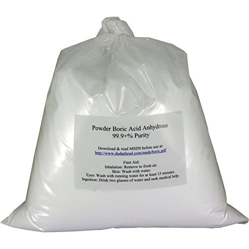 Duda Energy - borp5f borp5 Fine Powder Boric Acid H3BO3 99, 5 lb.