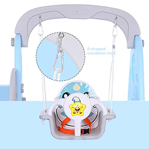 Toddler Climber and Swing Set, 5 in 1 Kids Indoor and Outdoor Slid...
