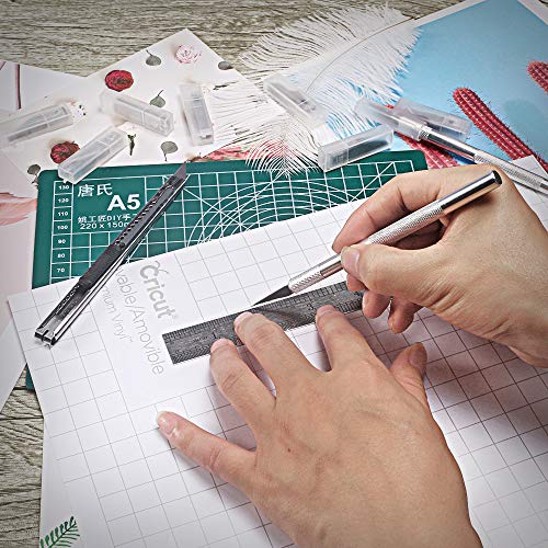 DUJISO 108 PCS Precision Cutter Carving Craft Hobby Knife Kit Incl...