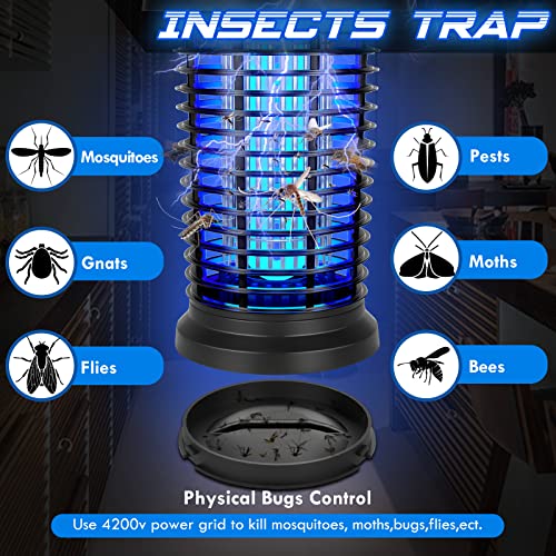 Bug Zapper Outdoor, Mosquito Zapper Fly Zapper for Outdoor Indoor,...
