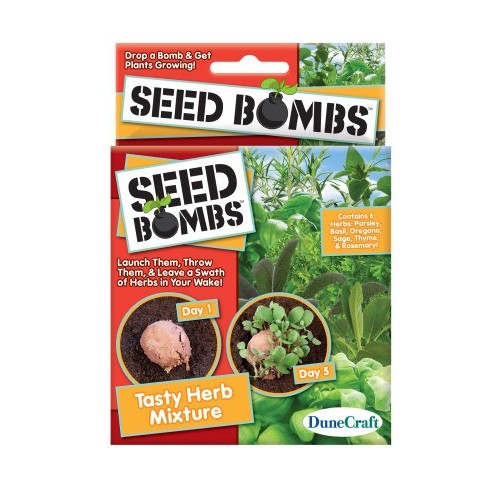 Dune Craft Seed Bombs 6/pkg-tasty Herb Mix