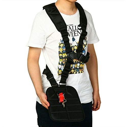 Dunhil Black Comfort Padded Belt Double Shoulder Strap, Trimmer Sh...