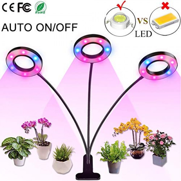 Professional Grow Light, 36W LED Full Spectrum Plant Light for Ind...