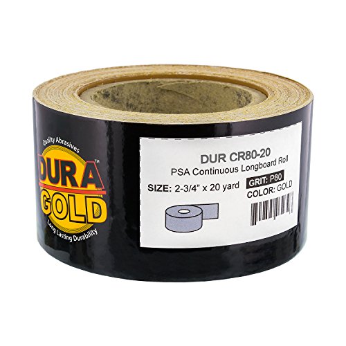 Dura-Gold - Premium - 80 Grit Gold - Longboard Continuous Roll 20 ...
