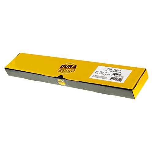 Dura-Gold - Premium - 80 Grit Gold - Pre-Cut Longboard Sheets 2-3/...