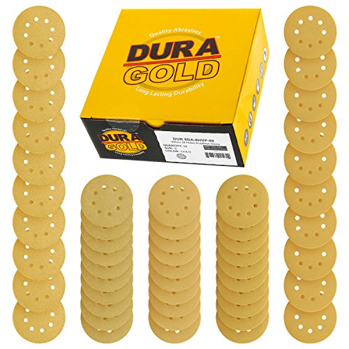 Dura-Gold Premium - Variety Pack - 5 Gold Sanding Discs - 8-Hole ...