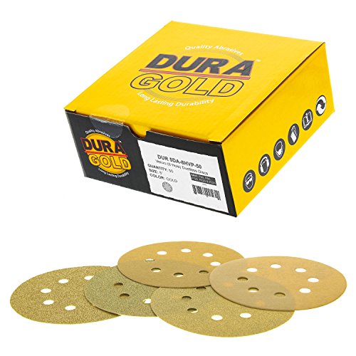 Dura-Gold Premium - Variety Pack - 5 Gold Sanding Discs - 8-Hole ...