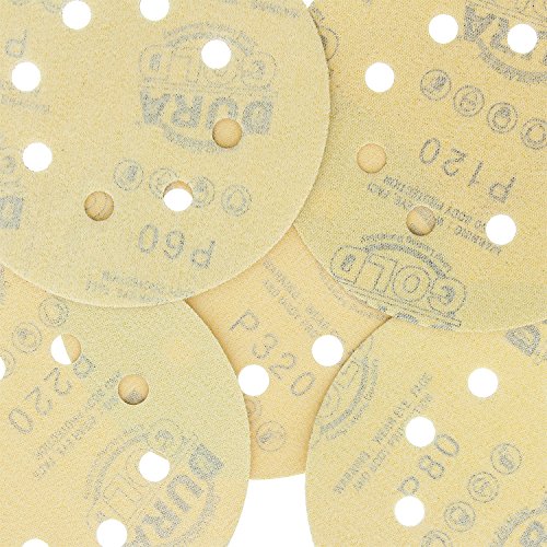 Dura-Gold Premium - Variety Pack - 5 Gold Sanding Discs - 8-Hole ...