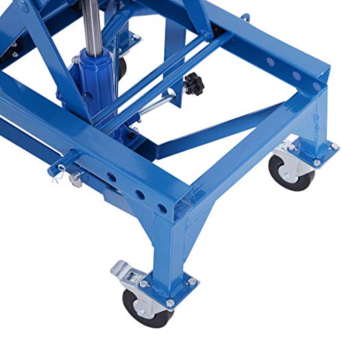 DURHAND 300 lbs Hydraulic Motorcycle Scissor Jack Lift Foot Step W...