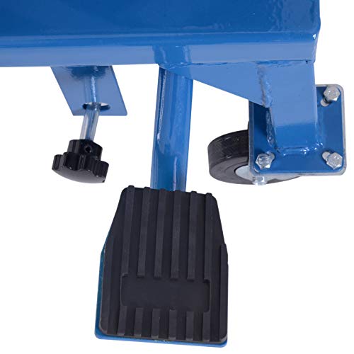 DURHAND 300 lbs Hydraulic Motorcycle Scissor Jack Lift Foot Step W...