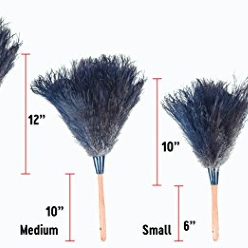 GM Ostrich Feather Duster Mini Duster 14 Black