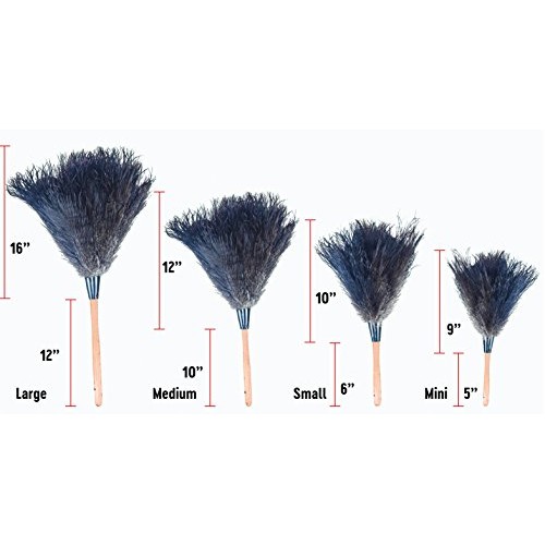 GM Ostrich Feather Duster Mini Duster 14 Black