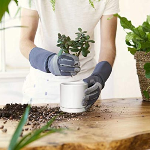 Set of 4 Small Succulent Plant Pots, 4.3 Inch Ceramic Planter Pot ...