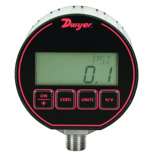 Dwyer DPG Series Digital Pressure Gauge, +/-0.25% Full Scale Accur...