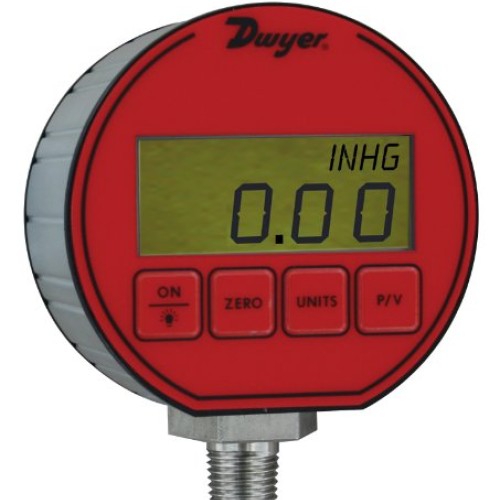 Dwyer DPG Series Digital Pressure Gauge, -0.5% Full Scale Accuracy...