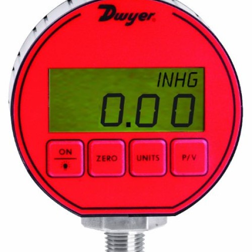 Dwyer DPG Series Digital Pressure Gauge, -0.5% Full Scale Accuracy...