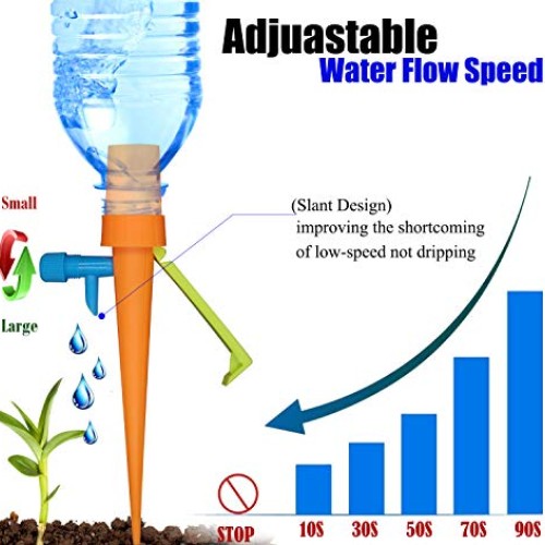 2020 New Plant Self Watering Spikes,16 Pcs Automatic Irrigatio...