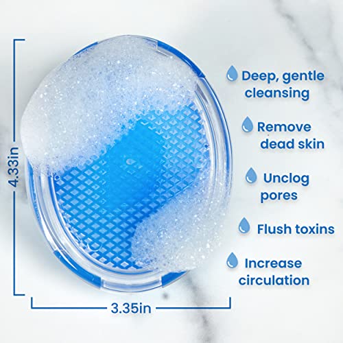 Dylonic Exfoliating Body Scrub Razor Bump Brush + Ingrown Hairs Tr...