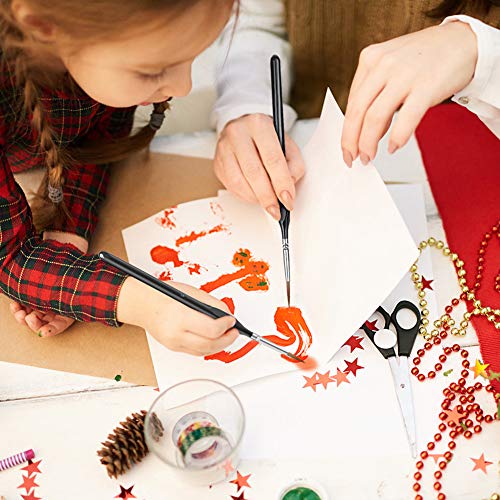 Dylviw 9 Pieces Fine Tip Detail Painting Brushes Miniature Paint B...