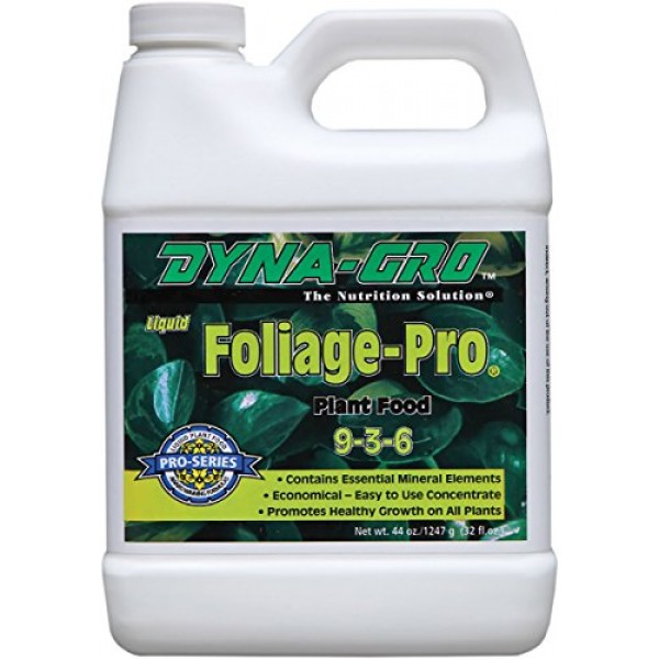 Dyna-Gro FOL-100 Foliage-Pro Liquid Plant Food 9-3-6, 1-Gallon