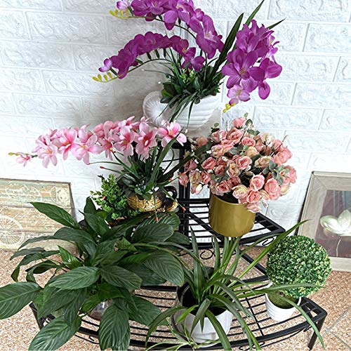3 Tier Plant Stand Flower Pot Rack Quarter Round Plant Corner Shel...