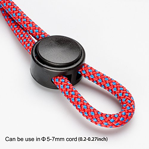 DYZD Extra Large Cord Lock End Spring Cord Stopper Toggle for Para...
