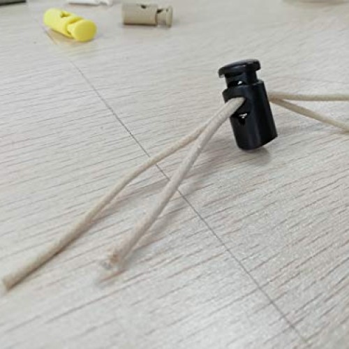 DYZD Multi-Colour Plastic Cord Lock End Spring Stop Toggle Stopper...