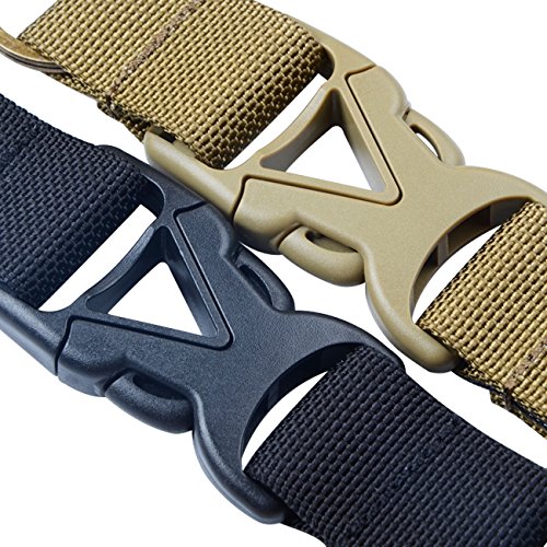 DYZD Tactical Gear Keychain Survival 100% Nylon Webbing Key Chain ...