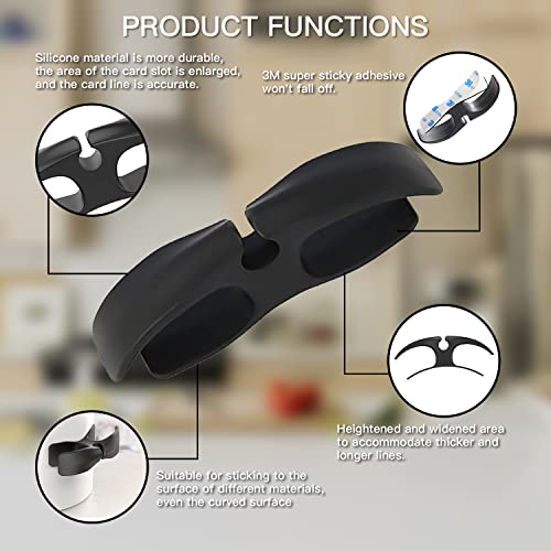 Cord Organizer for Kitchen Appliances - 4pack Upgraded Adhesive Co...