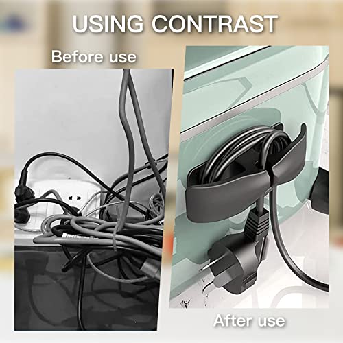 Cord Organizer for Kitchen Appliances - 4pack Upgraded Adhesive Co...