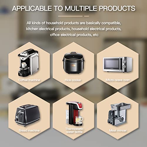 Cord Organizer for Kitchen Appliances - 4pack Upgraded Adhesive Co...