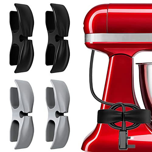 Cord Organizer for Kitchen Appliances - 4pack Upgraded Adhesive Co...