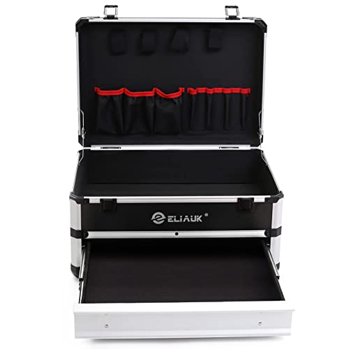 E ELIAUK Tool Box Portable Tool Box with drawer Tool Storage Box O...