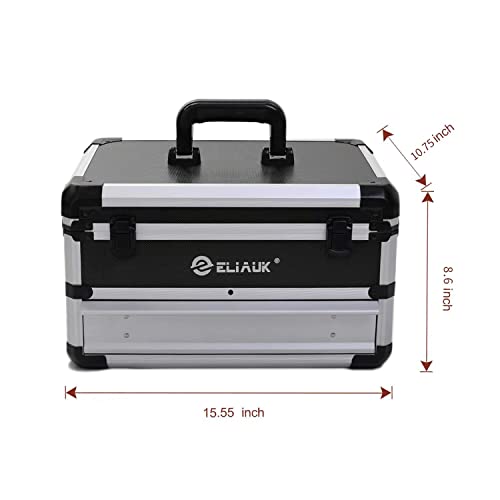 E ELIAUK Tool Box Portable Tool Box with drawer Tool Storage Box O...