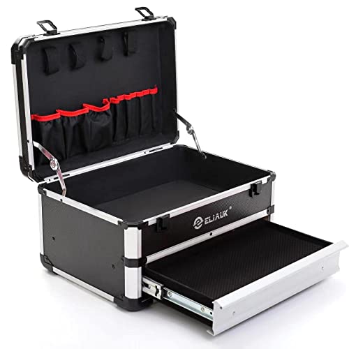 E ELIAUK Tool Box Portable Tool Box with drawer Tool Storage Box O...