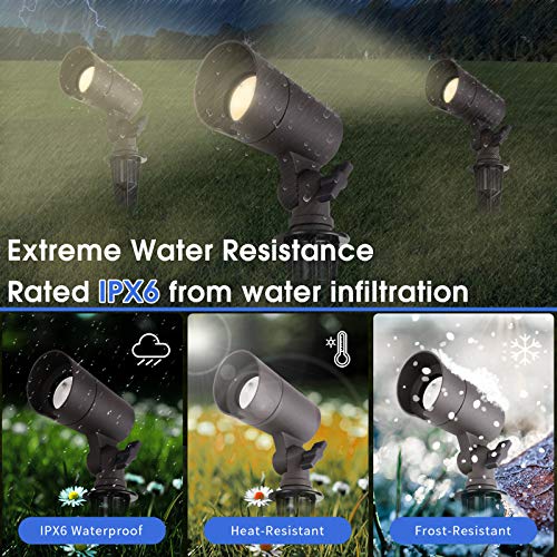 E ENERGETIC LIGHTING LED Landscape Lights with Connectors, 12V Low...