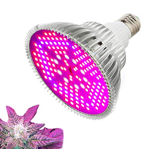 100W Grow Light Bulb h LED Plant Light with Aluminum Cover E26 E27...