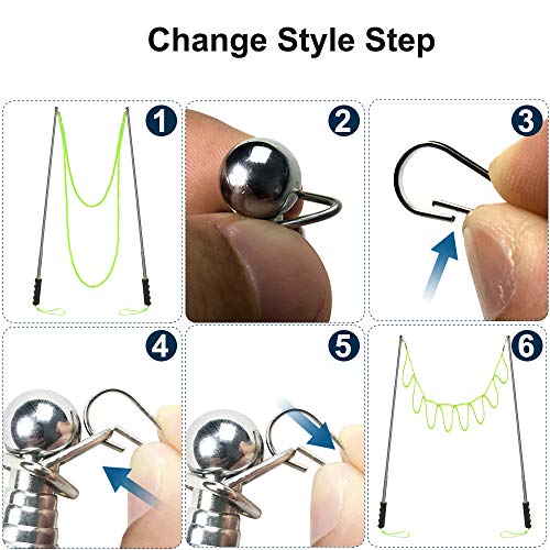 E-Know Bubble Wand,3 Style Giant Bubble Wand Outdoor Toy for Kids,...