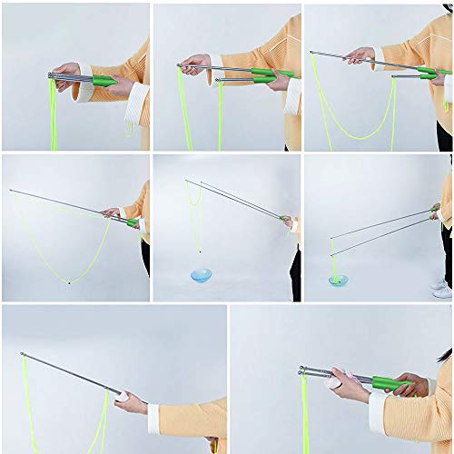 E-Know Bubble Wand, 4 Pack Giant Bubble Wand Outdoor Toy for Kids,...