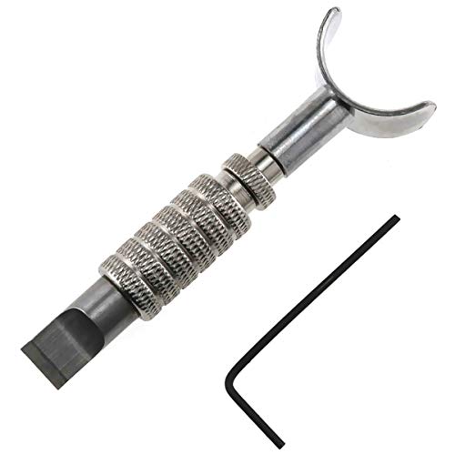 E-outstanding Swivel Knife 1Set Alloy Steel Rotating Carving Knife...