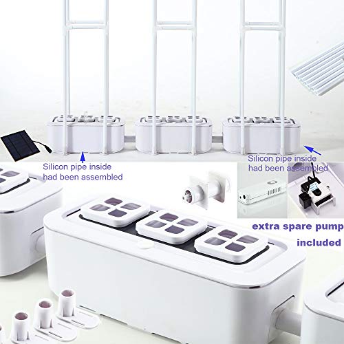 Big Smart Hydroponics Growing System Dual Power Gardening System I...