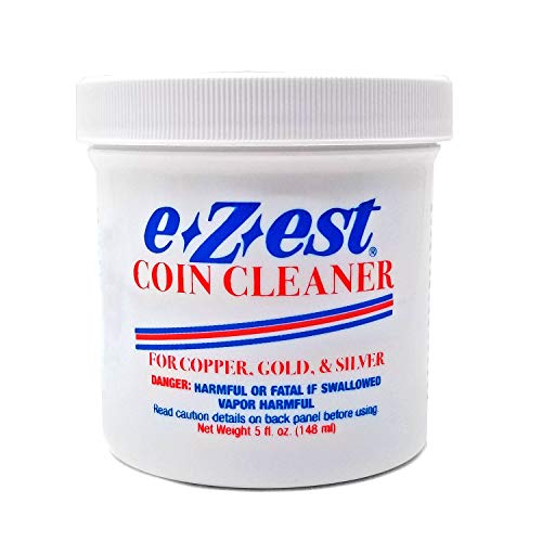e-Z-est eZest Coin Cleaner Copper Gold Silver Jewelry 5 Ounce Jar ...