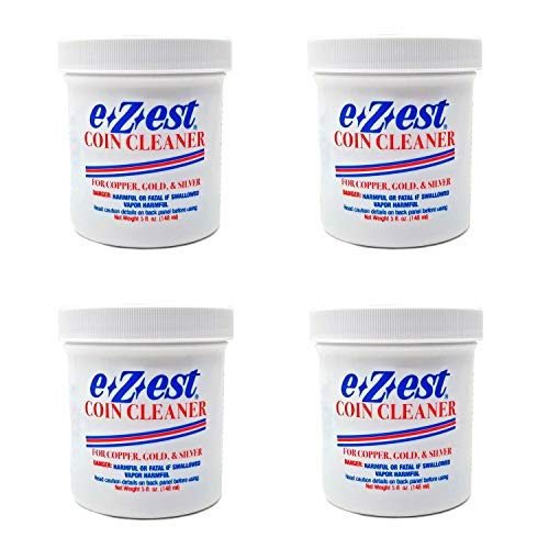 e-Z-est eZest Easy Coin & Jewelry Cleaner Copper Gold Silver 4 Pac...