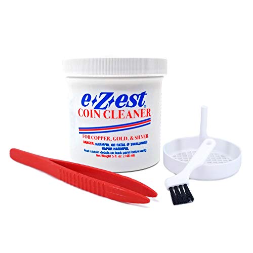e-Z-est eZest Easy Coin Cleaner Copper Gold Silver Jewelry with Ba...