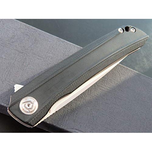 Eafegrow CH3002-G10 Folding Camping Knives 3.7 inch D2 Blade and G...