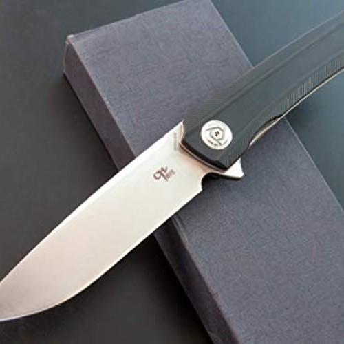 Eafegrow CH3002-G10 Folding Camping Knives 3.7 inch D2 Blade and G...